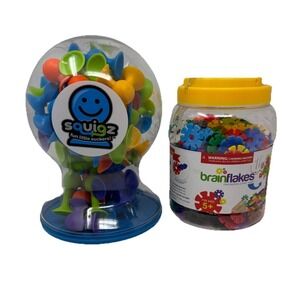 Sensory Toys Toddler Pre K Squigz Brainflakes Age 3-5 Educational